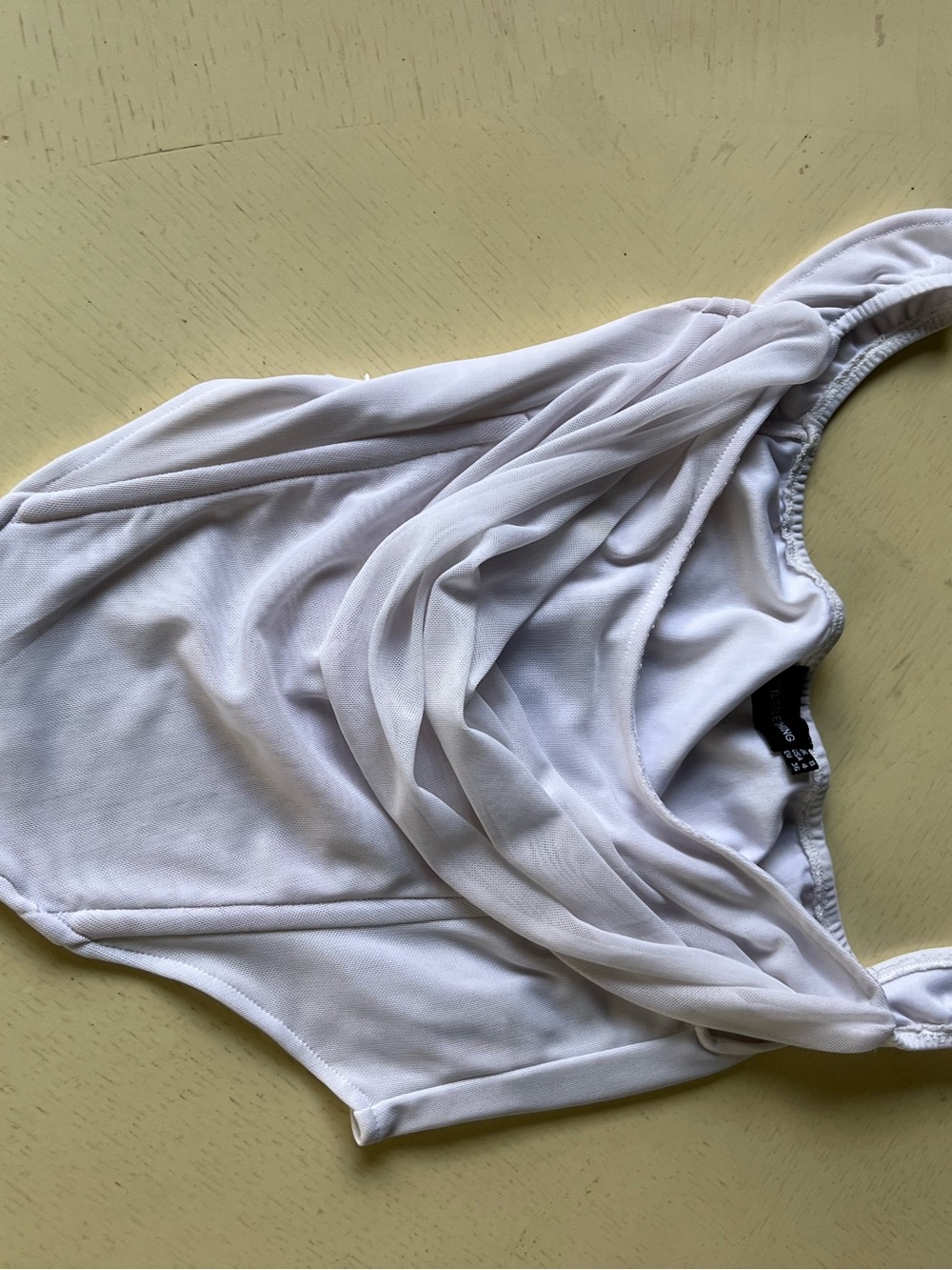 White Women’s Draped corset top